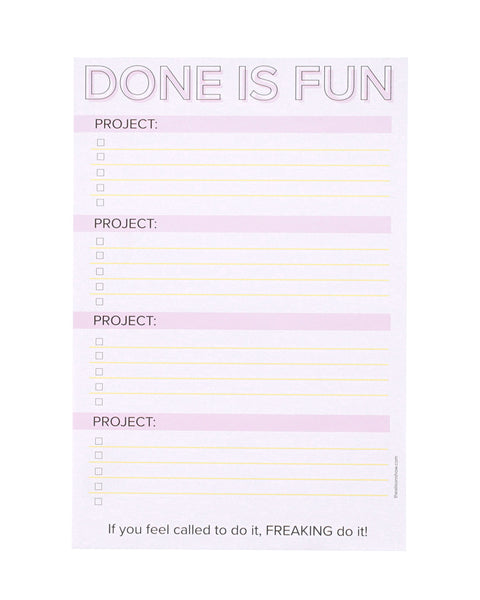 Done is Fun! Notepad